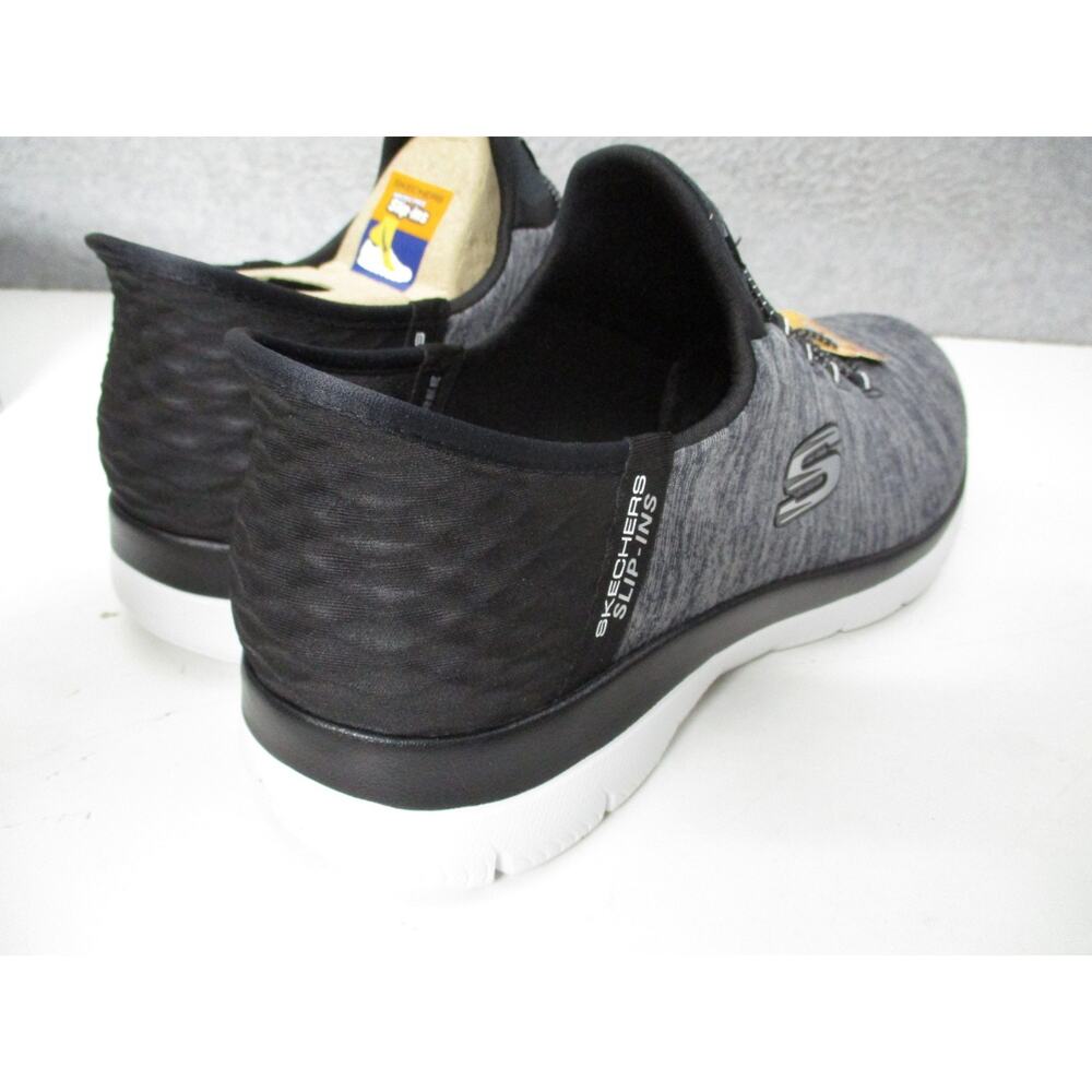 Skechers Slip-ins Summits Bungee Shoes Dazzling Haze Black White Womens Sz 9 - Picture 7 of 8